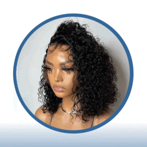 14″ malaysian waterwave lace frontal wig